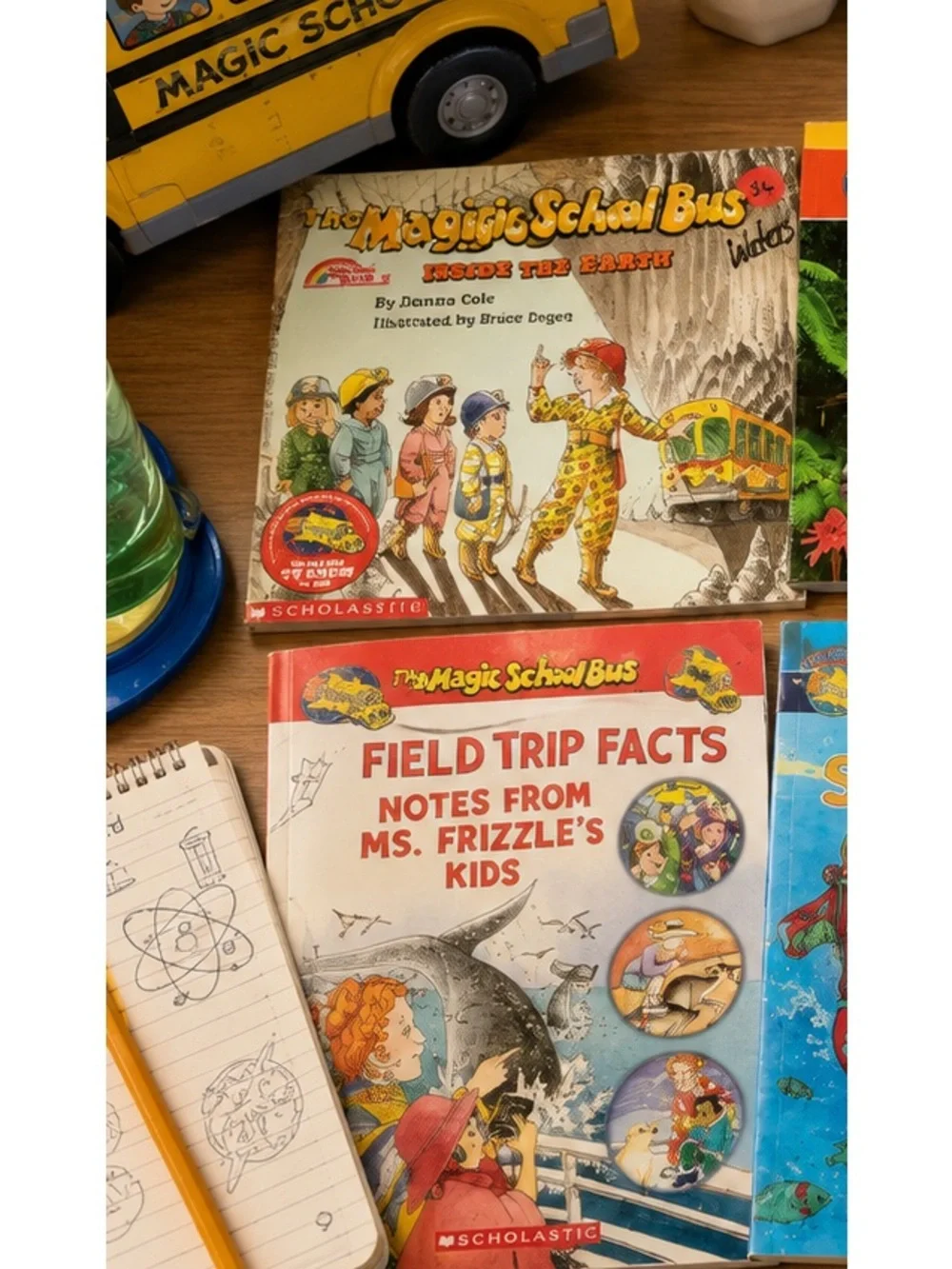 Magic School Bus 6 Book Lot Scholastic Science STEM Ms Frizzle Kids
